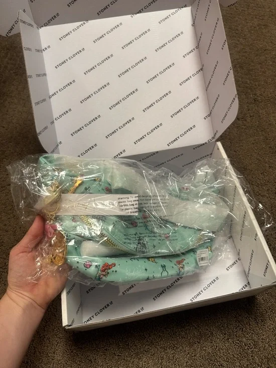 Stoney Clover Lane Ariel Disney Princess Print Crossbody Fanny Pack - Picture 3 of 4